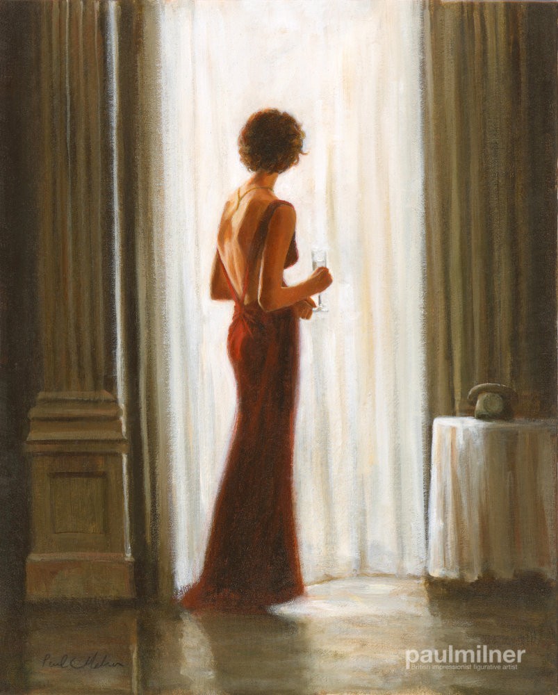 quiet contemplation, From an original painting by Paul Milner