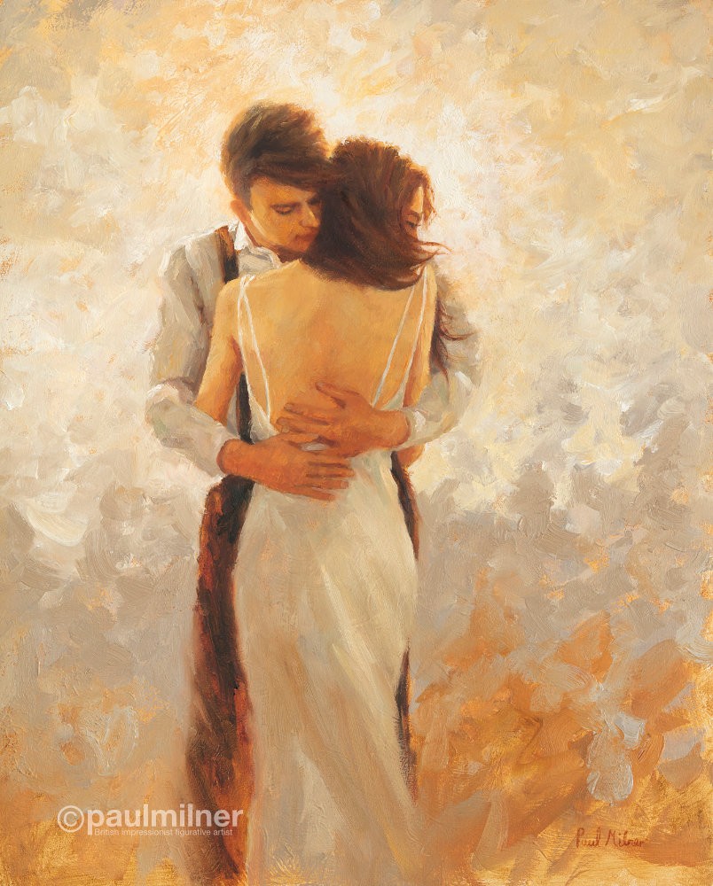 warm embrace, an original painting by Paul Milner