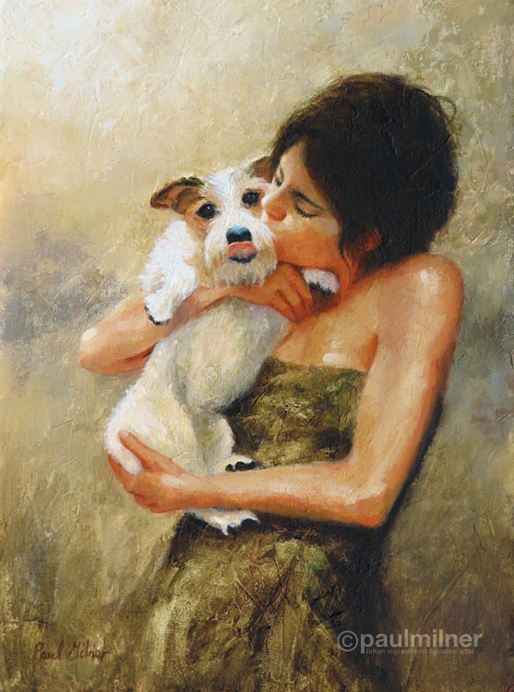 Best Friends, An original painting by Paul Milner