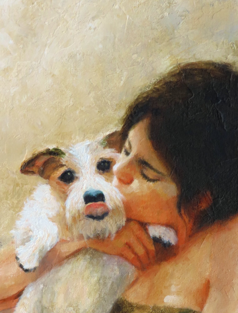 Best Friends (detail), from an original painting by Paul Milner