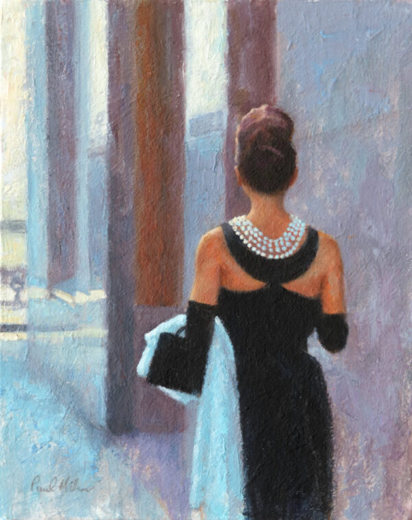 Holly Golightly, Breakfast at Tiffany's painting by Paul Milner