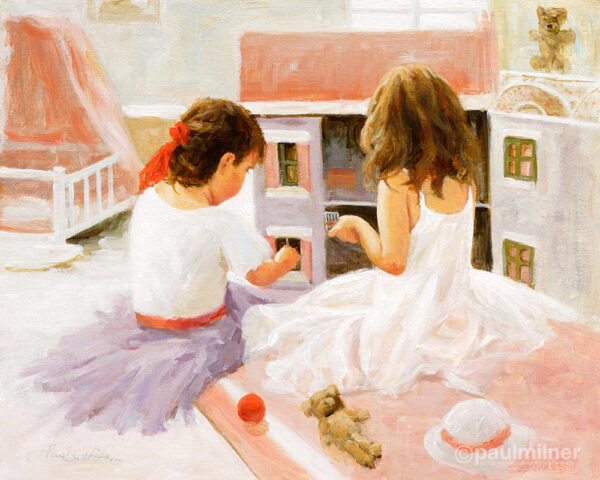 Prints | Paul Milner Artist Playtime, a painting by Paul MIlner